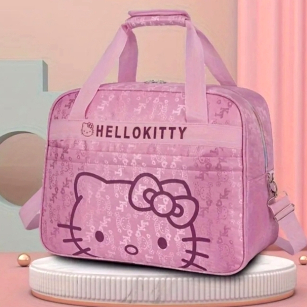 Sanrio Hello Kitty Large Lightweight Travel Carry On Bag Luggage - Picture 13 of 13
